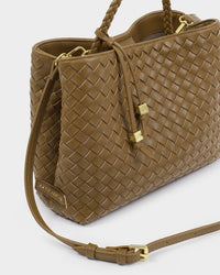 Nova Hand Woven Top Handle Bag