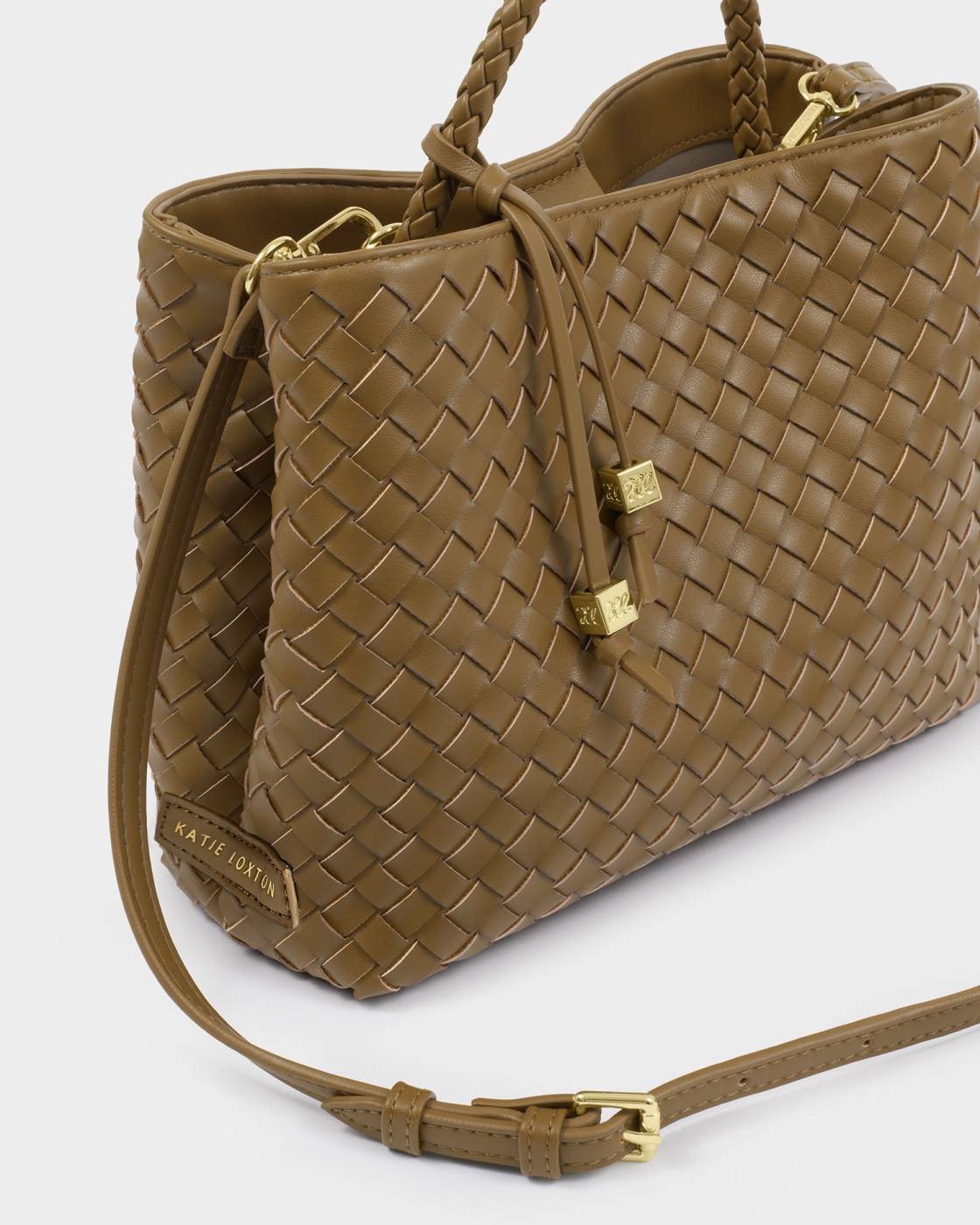 Nova Hand Woven Top Handle Bag