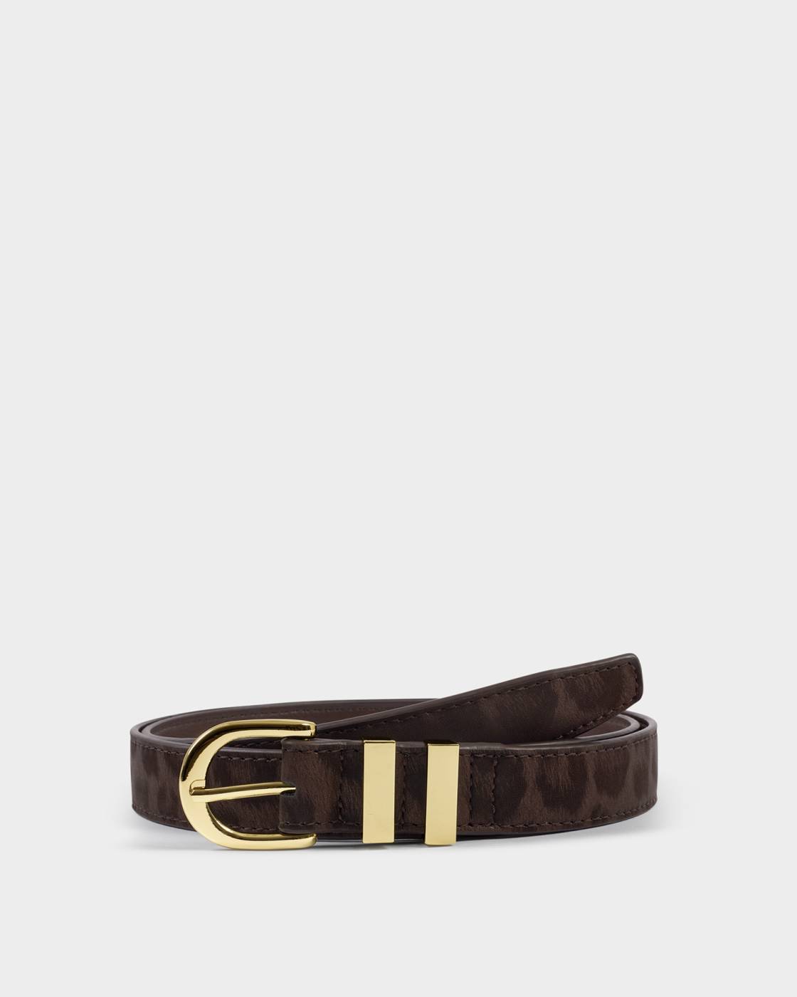 Leopard Buckle Belt M/L