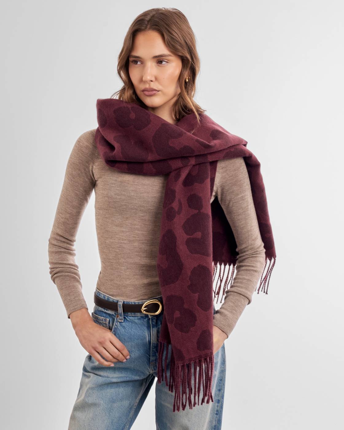 Printed Blanket Scarf