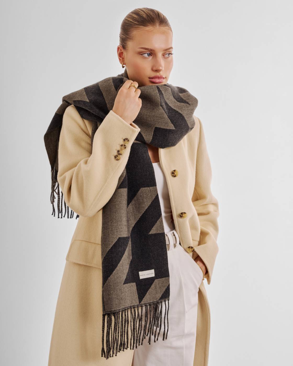 Printed Blanket Scarf
