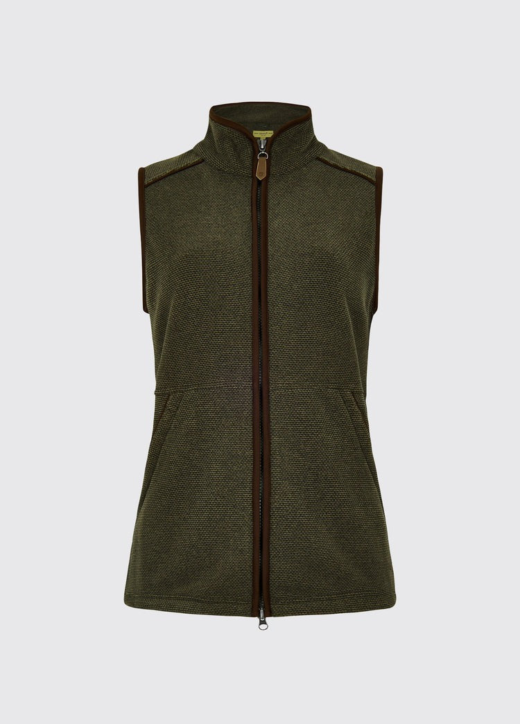 An image of the Dubarry Carbury Fleece Gilet