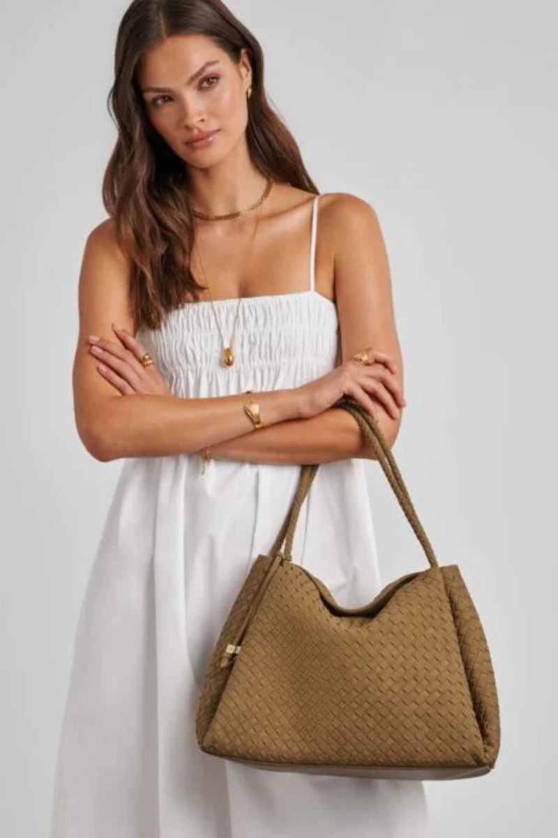 An image of the Katie Loxton Nova Hand Woven Large Shoulder Bag