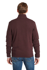 Lewis Lambswool 1/4 Zip Jumper