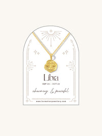 An image of the Formation Jewellery Zodiac Necklace - Libra
