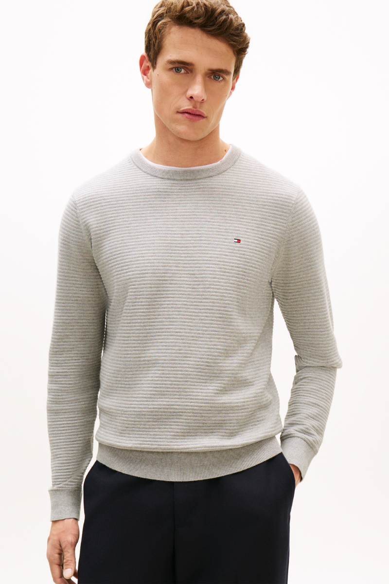An image of the Tommy Hilfiger Seasonal Structure C-Neck