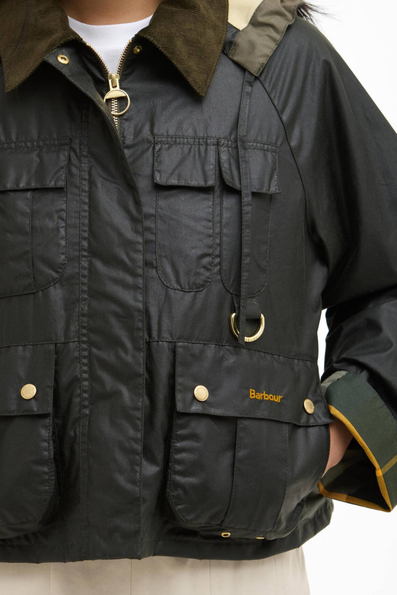 An image of the Barbour Liza Wax Jacket