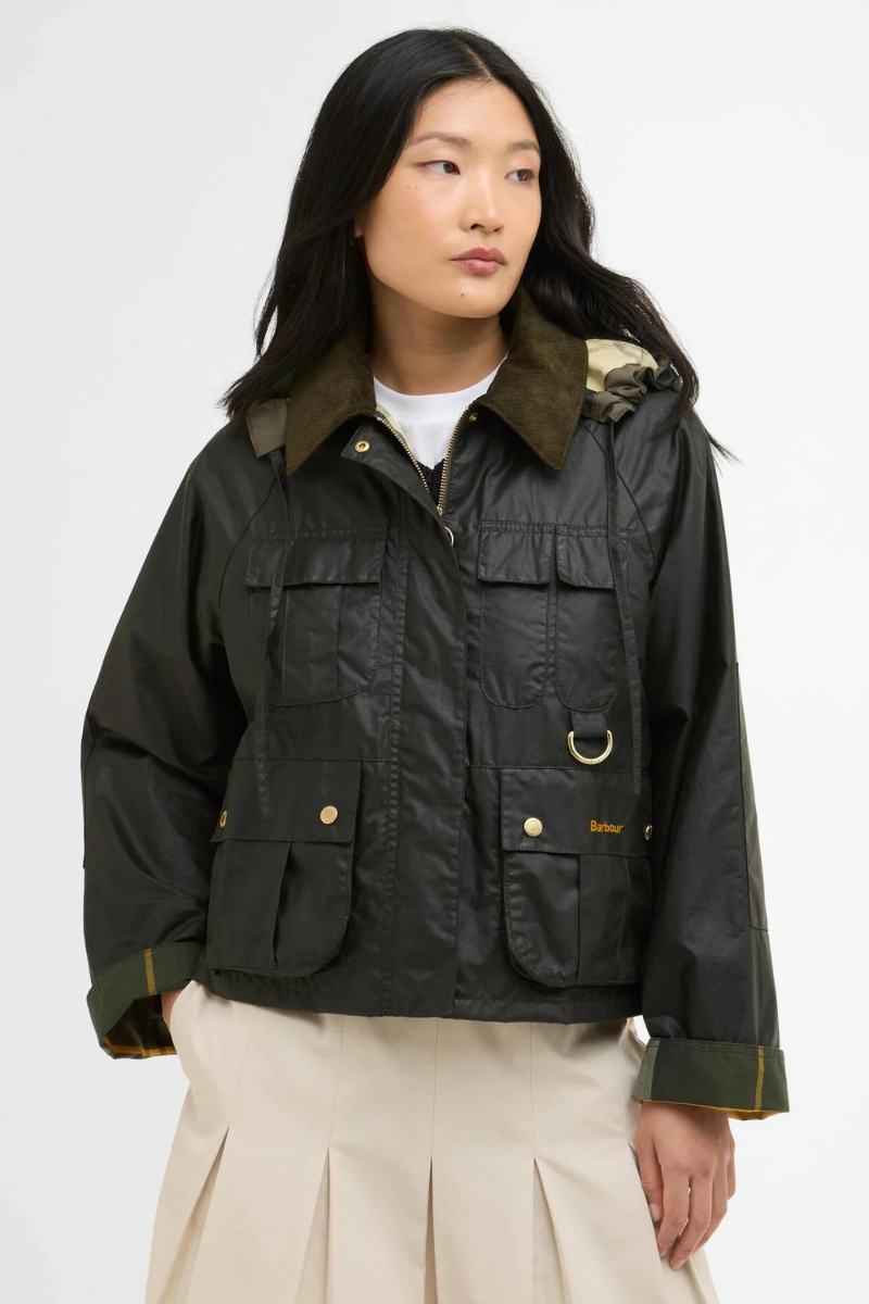 An image of the Barbour Liza Wax Jacket