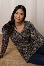 An image of the Lily & Me Clover Tunic Meadow