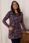 An image of the Lily & Me High Tea Tunic Hedgerow
