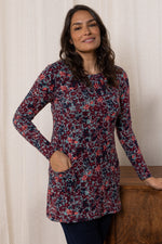 An image of the Lily & Me High Tea Tunic Hedgerow