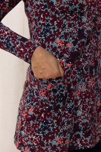 An image of the Lily & Me High Tea Tunic Hedgerow