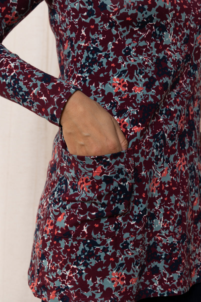 An image of the Lily & Me High Tea Tunic Hedgerow