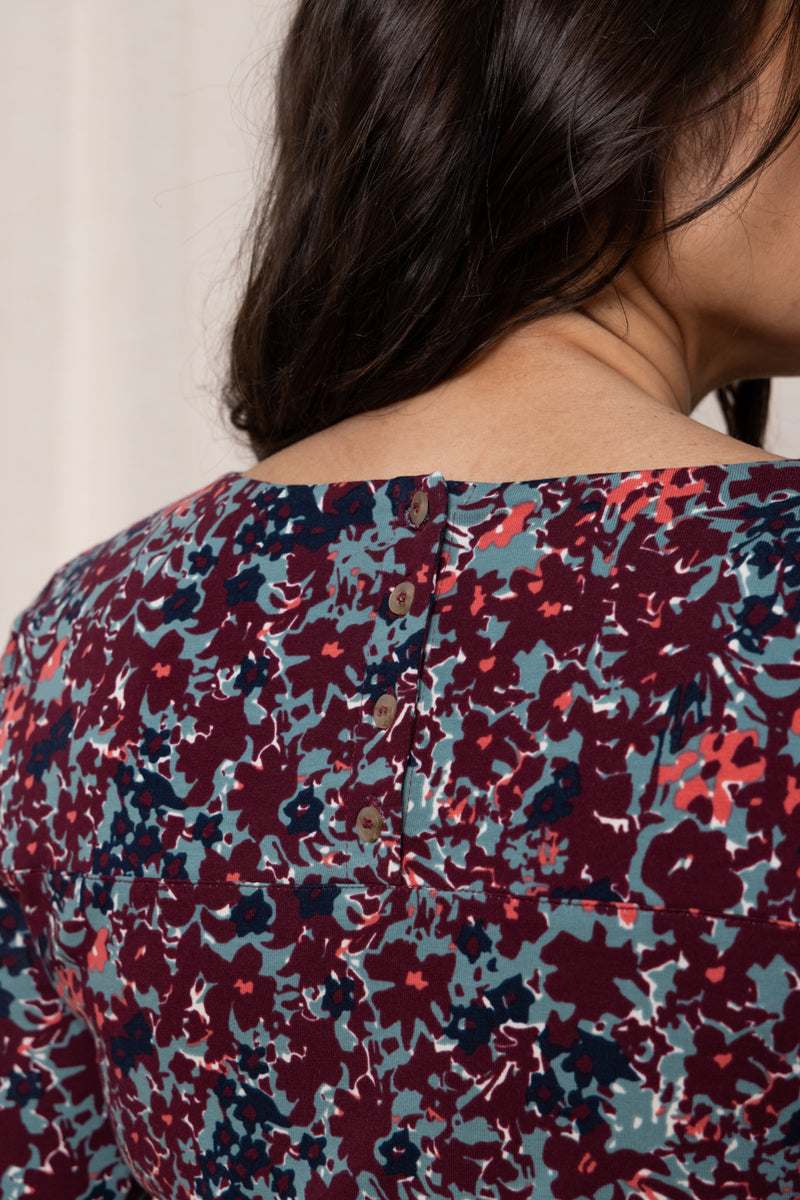 An image of the Lily & Me High Tea Tunic Hedgerow