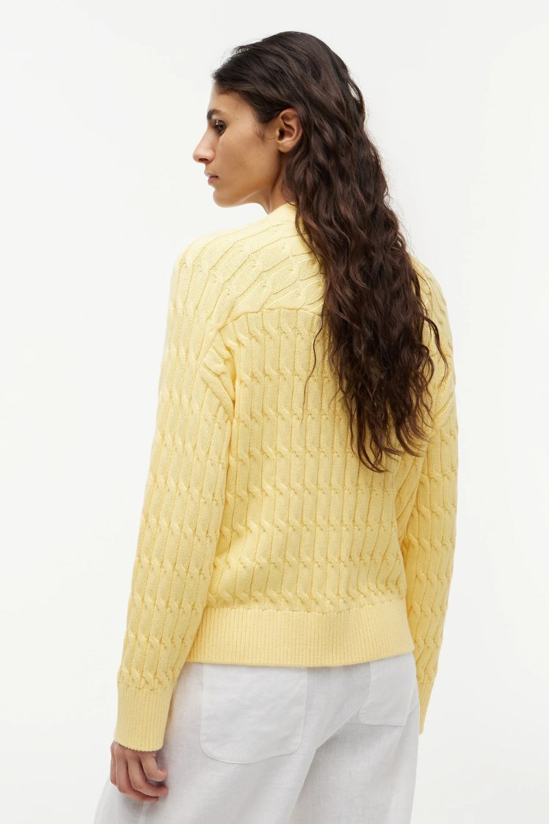 Mid Gg Cable V-Nk Cardi