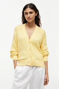 Mid Gg Cable V-Nk Cardi