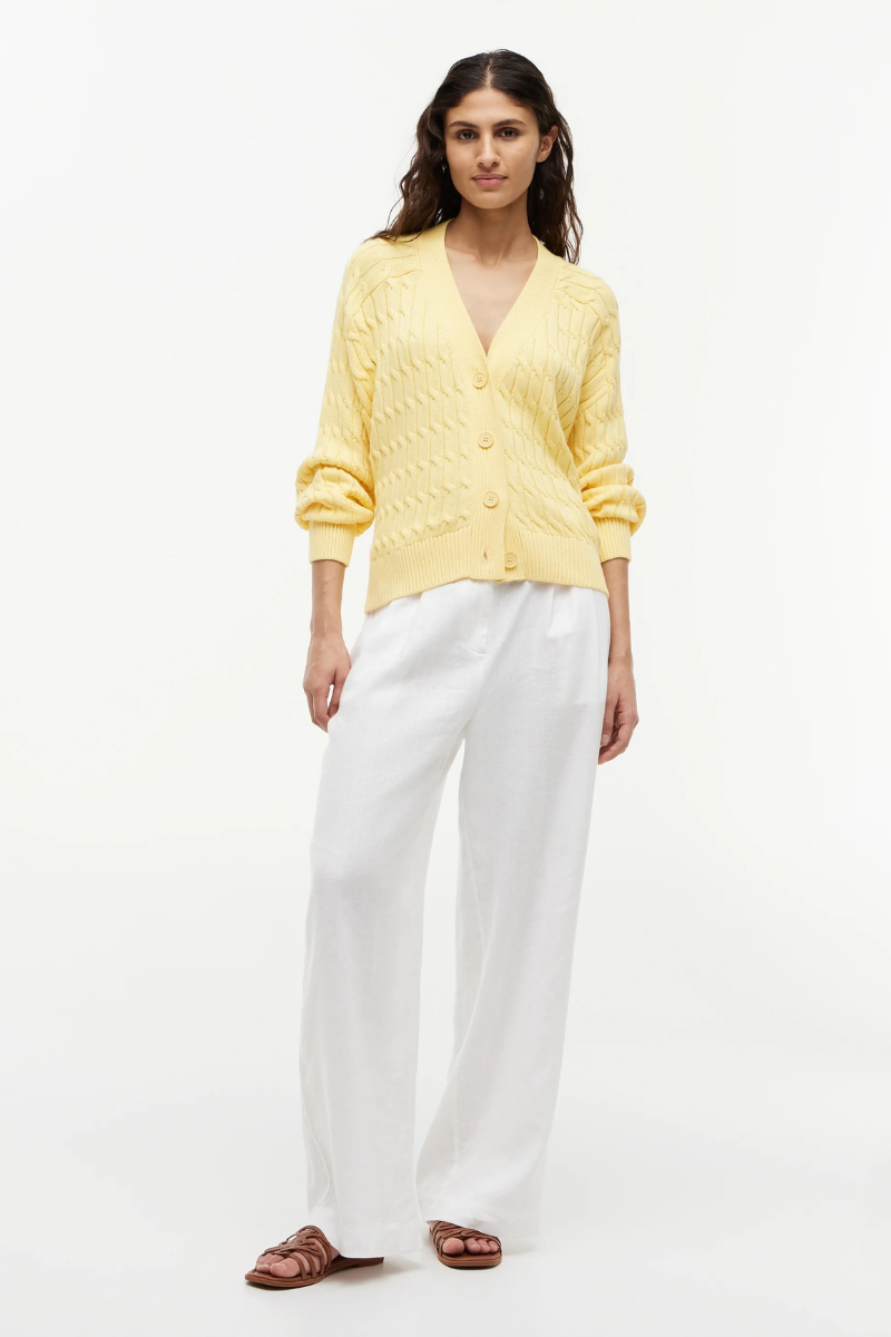 Mid Gg Cable V-Nk Cardi
