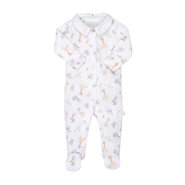 An image of the Wrendale Designs Printed Babygrow