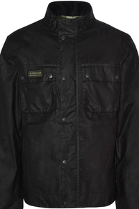 An image of the Barbour International Merton Wax Jacket