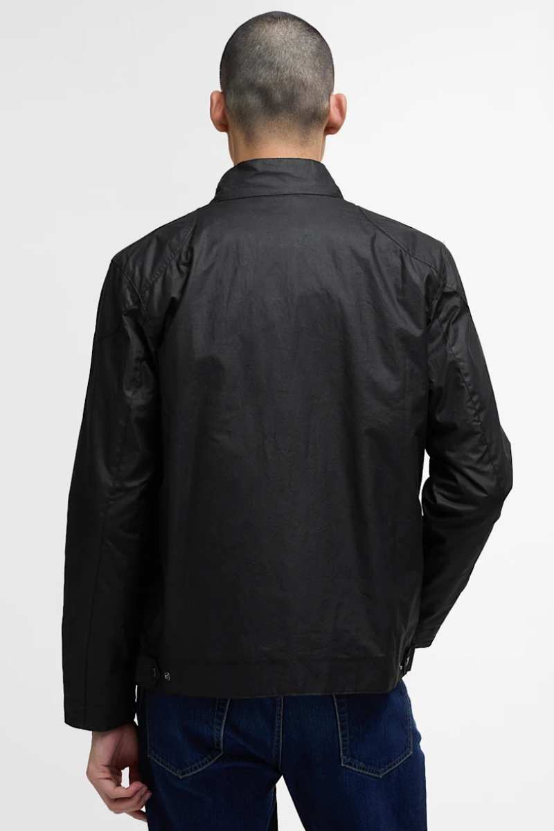 An image of the Barbour International Merton Wax Jacket