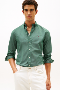 Flex Poplin Micro Print Shirt
