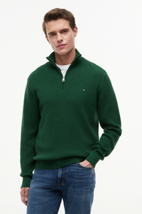 Seasonal Structure Zip Mock