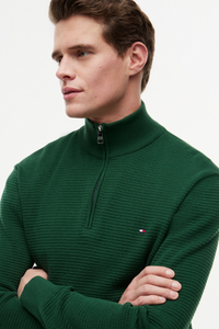 Seasonal Structure Zip Mock