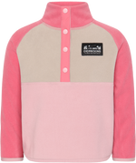 An image of the Didriksons Monte Kids Half Button Fleece
