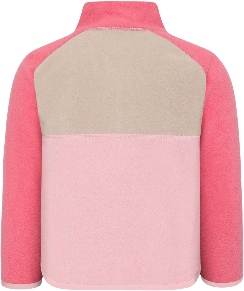 An image of the Didriksons Monte Kids Half Button Fleece