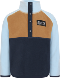 An image of the Didriksons Monte Kids Half Button Fleece