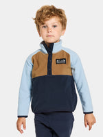 An image of the Didriksons Monte Kids Half Button Fleece