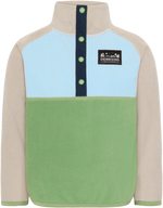An image of the Didriksons Monte Kids Half Button Fleece
