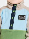 An image of the Didriksons Monte Kids Half Button Fleece