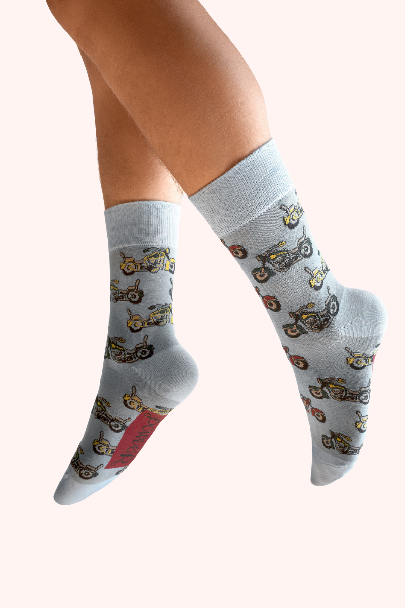 Vintage Motorbikes Men's Socks
