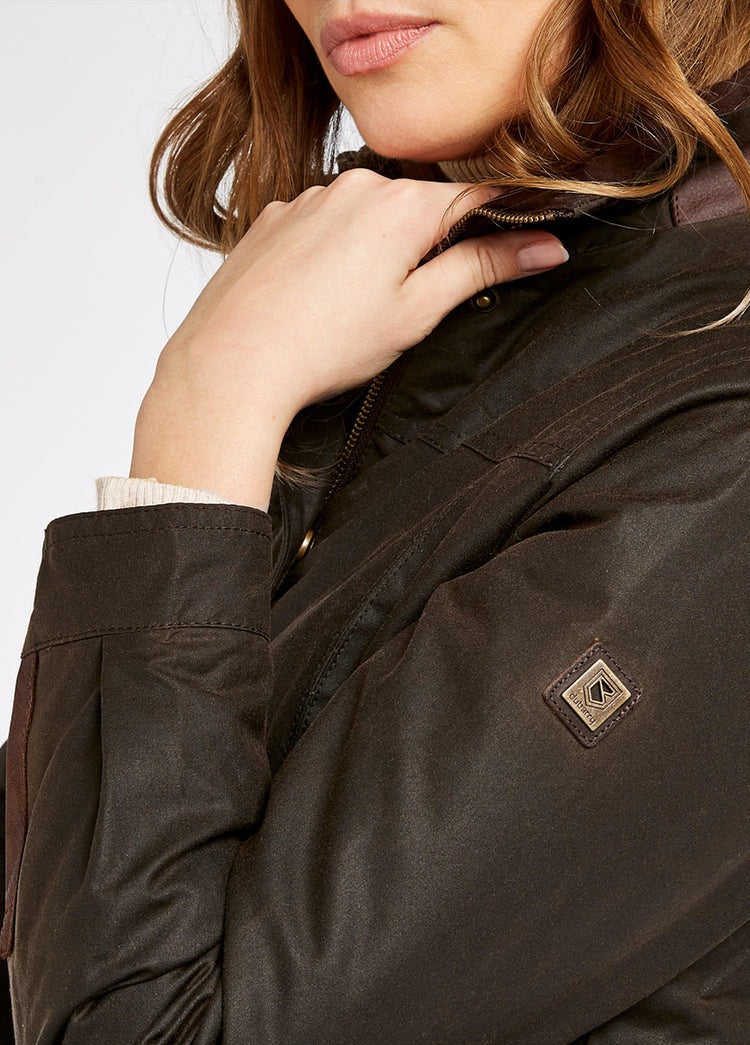 An image of the Dubarry Mountrath Waxed Cotton Jacket