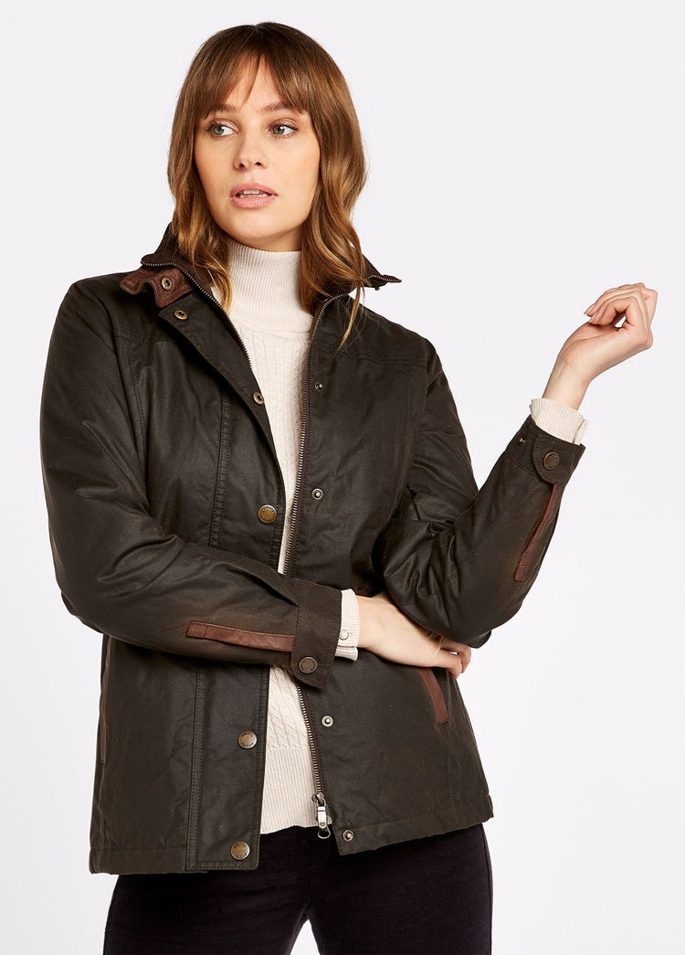 An image of the Dubarry Mountrath Waxed Cotton Jacket