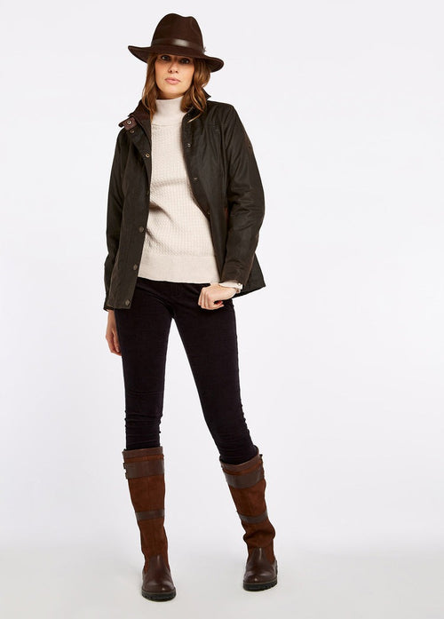 An image of the Dubarry Mountrath Waxed Cotton Jacket