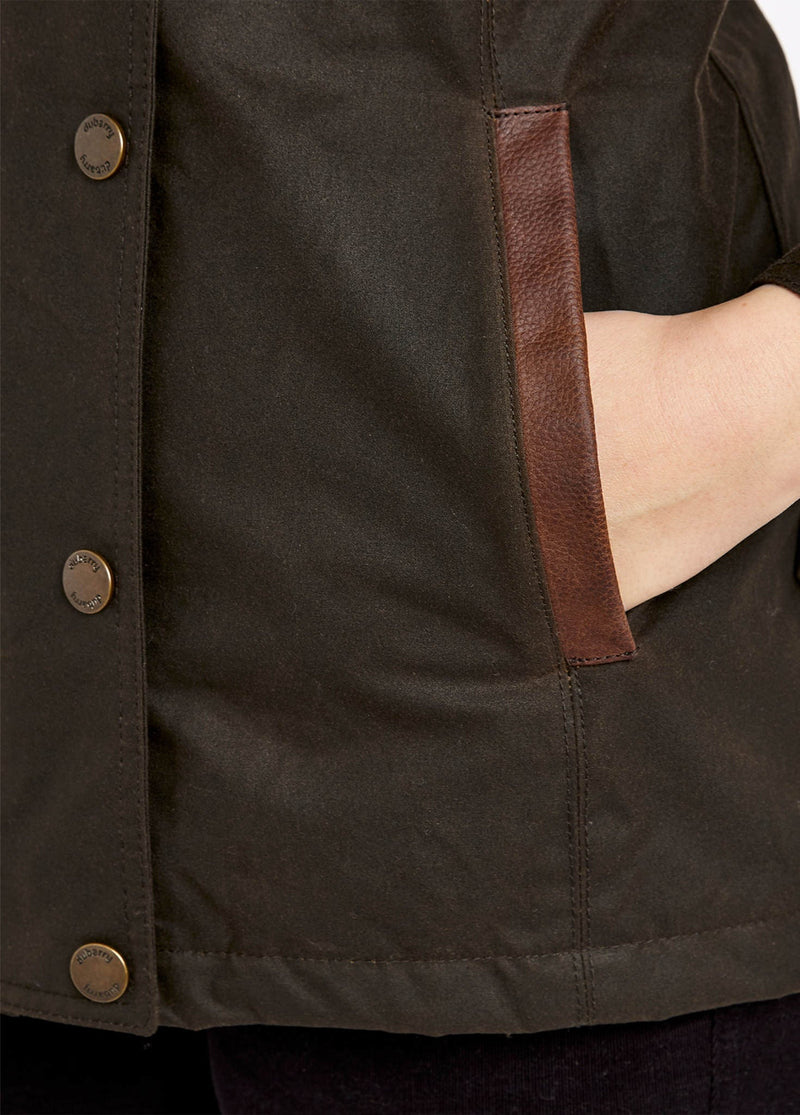 An image of the Dubarry Mountrath Waxed Cotton Jacket