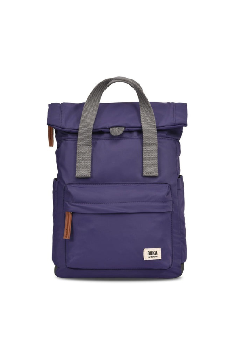 An image of the ROKA London Canfield B Mulberry Recycled Nylon Small