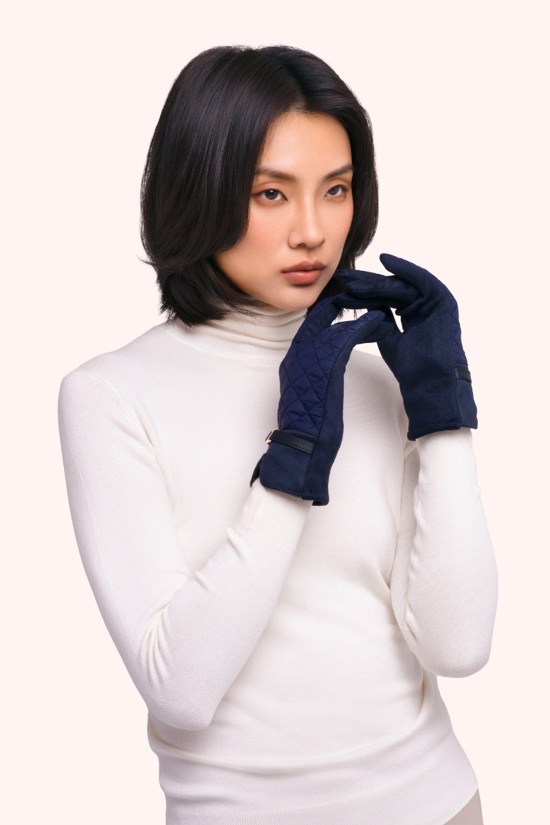 Penelope Gloves in Navy
