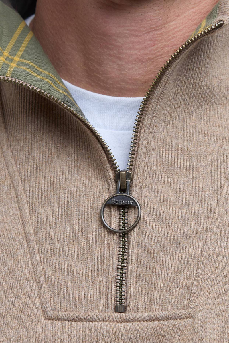 An image of the Barbour Nelson Quarter Zip Sweatshirt