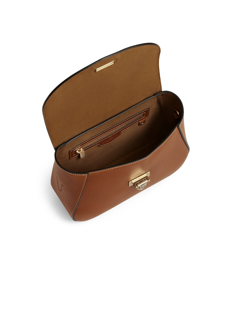An image of the Fairfax & Favor Fairfax & Favor Blenheim Handbag Tan Leather