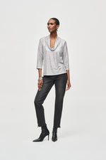 An image of the Joseph Ribkoff Cowl Neck Top