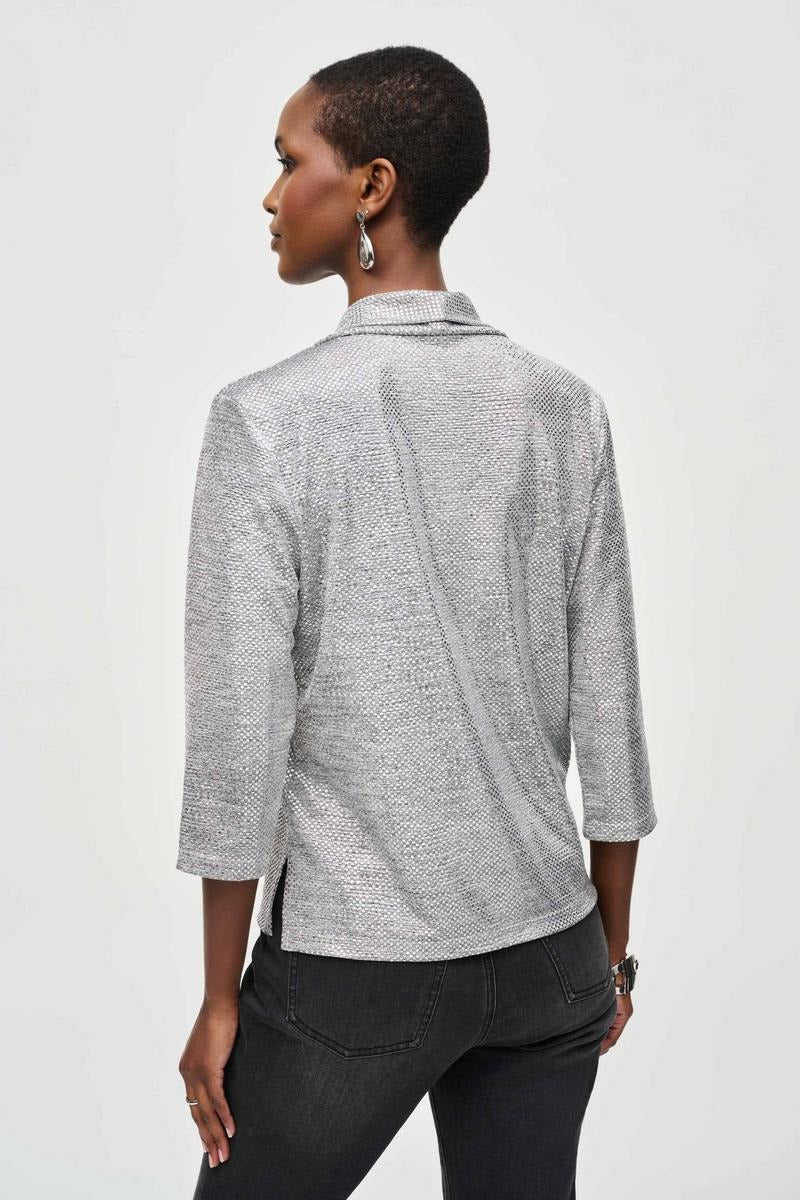 An image of the Joseph Ribkoff Cowl Neck Top
