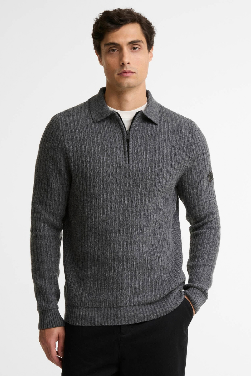 B.Intl Oxham Half Zip Jumper