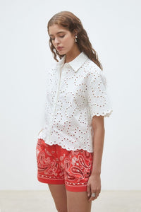 An image of the Suncoo Lory Blouse