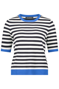 An image of the Betty Barclay Short Sleeve Knitted Sweater