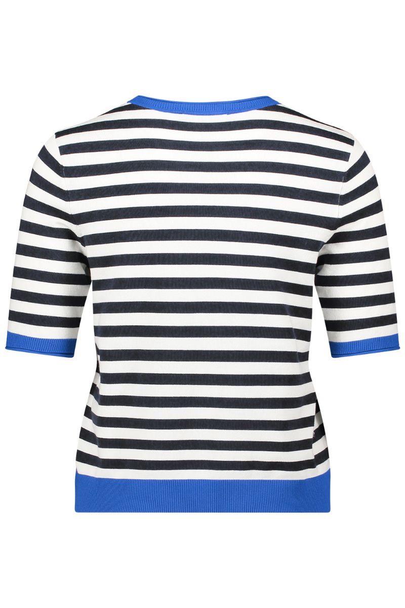 An image of the Betty Barclay Short Sleeve Knitted Sweater