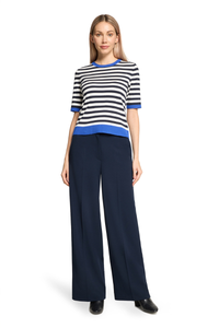 An image of the Betty Barclay Short Sleeve Knitted Sweater