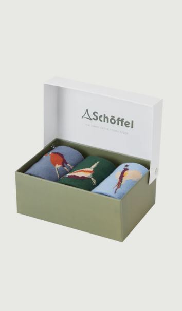 An image of the Schoffel Bamboo Socks - Box Of 3